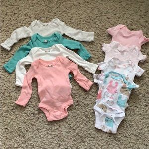 8 preemie Carter’s onsies